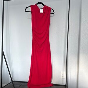 H&M Vibrant Red Maxi Dress